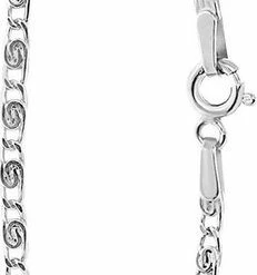 Nieuw 🤩 Lucardi - Dames Armband Griekse Schakel - Echt Zilver - Armband - Cadeau - 19 Cm - Zilverkleurig ✨