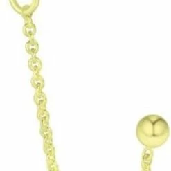 Goedkoopste ๐ La Rosa Princesa Trio Chain Oorbellen Ear Cuff Oorklem | Zilver Goud Plating ๐