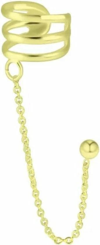 Goedkoopste π La Rosa Princesa Trio Chain Oorbellen Ear Cuff Oorklem | Zilver Goud Plating π 3 Goedkoopste π La Rosa Princesa Trio Chain Oorbellen Ear Cuff Oorklem | Zilver Goud Plating π