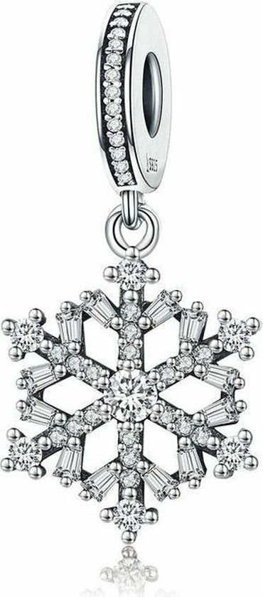 Nieuw ✨ Mijn Bedels Zilveren Hangende Bedel Sprankelende Sneeuwvlok ❤️ 3 Nieuw ✨ Mijn Bedels Zilveren Hangende Bedel Sprankelende Sneeuwvlok ❤️