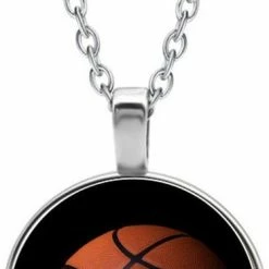 Aanbiedingen 😍 MC Living Ketting Glas - Basketbal 🎉 -Sieraden-horloges Winkel 374x840