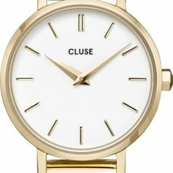 Gloednieuw 💯 Cluse Boho Chic Petite Mesh White, Gold Colour 🔔