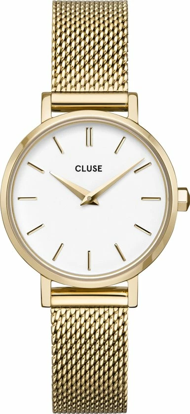 Gloednieuw π― Cluse Boho Chic Petite Mesh White, Gold Colour π 3 Gloednieuw π― Cluse Boho Chic Petite Mesh White, Gold Colour π
