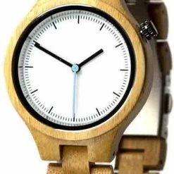Flash-uitverkoop 🌟 Creative Use Of Technology Houten Horloge | Toendra | Bamboe | 35 Mm ⌛