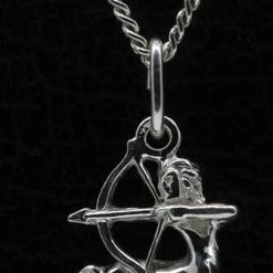 Promo 🤩 MOOYE ® - Collectie Zilveren Sterrenbeeld Boogschutter Ketting Hanger - Klein ✔️