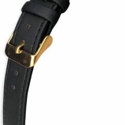 Aanbiedingen 😉 Horlogeband-12mm-echt Leer-zacht-mat-zwart-goudkleurige Gesp- 12 Mm ✔️ -Sieraden-horloges Winkel 441x840