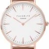 Korting 🥰 Favorite Fashion Navarra Rosegold Mesh 2.0 Horloge | Rosekleurig | Mesh Band | Luxe Giftset/Cadeauset ⭐ -Sieraden-horloges Winkel 474x840