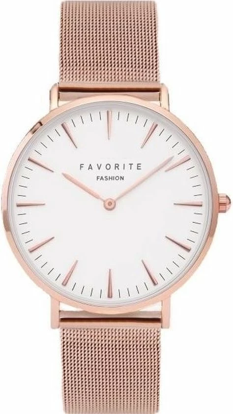 Korting 🥰 Favorite Fashion Navarra Rosegold Mesh 2.0 Horloge | Rosekleurig | Mesh Band | Luxe Giftset/Cadeauset ⭐ 3 Korting 🥰 Favorite Fashion Navarra Rosegold Mesh 2.0 Horloge | Rosekleurig | Mesh Band | Luxe Giftset/Cadeauset ⭐