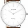 Kopen π OOZOO Vintage Series - Zilveren Horloge Met Mokka Bruine Leren Band - C20252 π 1 Kopen π OOZOO Vintage Series - Zilveren Horloge Met Mokka Bruine Leren Band - C20252 π -Sieraden-horloges Winkel 501x840