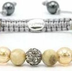 Begroting 👍 Karma Armband Dames 83710 Spiral Shine On Xs Grey Crystal (LENGTE 17.5-19CM) ⌛