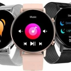 Aanbiedingen 😉 Belesy® Eighteen - Smartwatch Dames - Smartwatch Heren - Horloge - Full Circle - Super Mooi Scherm - 18 Wijzerplaten - Stappenteller - Bloeddruk - Mutli Sport - Milanees - Staal - Goud 😀 53 Aanbiedingen 😉 Belesy® Eighteen - Smartwatch Dames - Smartwatch Heren - Horloge - Full Circle - Super Mooi Scherm - 18 Wijzerplaten - Stappenteller - Bloeddruk - Mutli Sport - Milanees - Staal - Goud 😀 -Sieraden-horloges Winkel 550x248