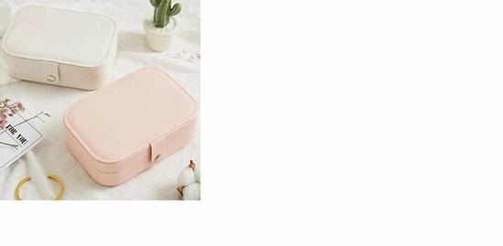 Goedkoop 𧨠A&K Luxe Sieradenbox Opberger - Sieraden Doos - Juwelen Doos - Opbergbox - Reis Juwelen Opbergdoos - Leer Zacht Roze - Ketting/Oorbellen/Ring/Horloge - Dames/Meisjes π 7 Goedkoop 𧨠A&K Luxe Sieradenbox Opberger - Sieraden Doos - Juwelen Doos - Opbergbox - Reis Juwelen Opbergdoos - Leer Zacht Roze - Ketting/Oorbellen/Ring/Horloge - Dames/Meisjes π - Afbeelding 5