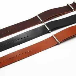 Hete verkoop ✨ Merkloos 20mm Leder Nato Strap - Donker Bruin Vintage James Bond - Nato Strap Collectie Leer - Mannen - Lederen Horlogeband - Donkerbruin 20 Mm Bandbreedte Voor Seiko Casio Omega Rolex Tudor En Meer! 😉 -Sieraden-horloges Winkel 550x308