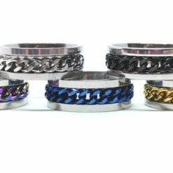 Beste deal 🔥 Ocean Of Motion - Anxiety Ring - Stress Ring - Fidget Ring - Spinner Ring - Fidget Toys - Ring - Ringen - Fles Opener - Bier Opener - Titanium - Ketting - Zilver - Ringmaat 60/19.00 Mm - Dames - Heren 😉 -Sieraden-horloges Winkel 550x309 28