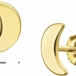 Begroting 👏 Glams Oorknoppen Maan - Zilver 😍 -Sieraden-horloges Winkel 550x311