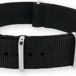 Hete verkoop π NATOS.com NATO Horlogeband G10 Military Nylon Strap Zwart 18mm π§¨