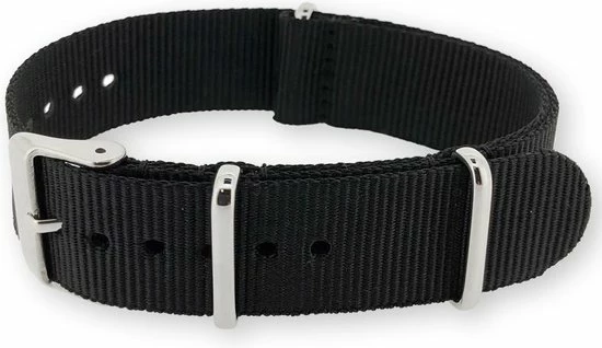 Hete verkoop π NATOS.com NATO Horlogeband G10 Military Nylon Strap Zwart 18mm 𧨠3 Hete verkoop π NATOS.com NATO Horlogeband G10 Military Nylon Strap Zwart 18mm π§¨