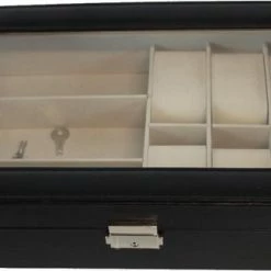 Groothandel ๐งจ C.T. Horlogebox Voor 6 Horloges En 3 Brillen - 8 Cm X 30 Cm X 20,6 Cm ๐ฅฐ