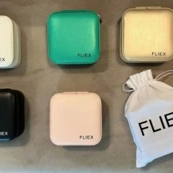 Top 10 🛒 Fliex - Sieradenetui - Mini Beautycase - Reisetui Sieraden - Wit ⌛ -Sieraden-horloges Winkel 550x331 2