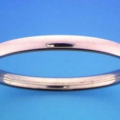 Beste Verkoop 🔥 The Jewelry Collection Bangle Dop 7 X 60 Mm Ovale Buis - Zilver ❤️ -Sieraden-horloges Winkel 550x355