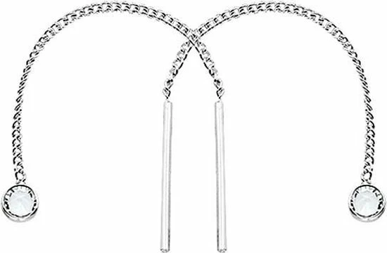 Korting π₯ Glams Doortrekoorbellen Zirkonia 65 Mm - Zilver π 3 Korting π₯ Glams Doortrekoorbellen Zirkonia 65 Mm - Zilver π