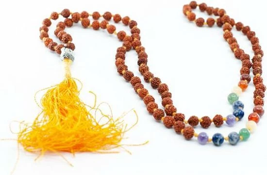 Goedkoop ❤️ Spiru Rudraksha Chakra Edelstenen Buddha Mala – 108 Kralen 💯 3 Goedkoop ❤️ Spiru Rudraksha Chakra Edelstenen Buddha Mala – 108 Kralen 💯