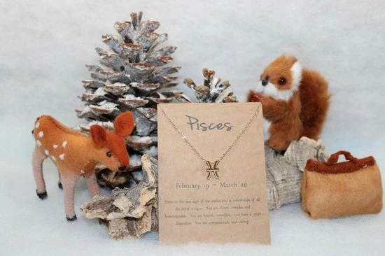 Begroting 🤩 Bixorp Stars Vissen / Pisces Ketting Goudkleurig - Sterrenbeeld Hanger - Cadeau Voor Haar - Cadeau Voor Sinterklaas - Cadeau Voor Kerst ✨ 6 Begroting 🤩 Bixorp Stars Vissen / Pisces Ketting Goudkleurig - Sterrenbeeld Hanger - Cadeau Voor Haar - Cadeau Voor Sinterklaas - Cadeau Voor Kerst ✨ - Afbeelding 4