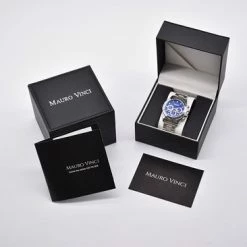 Goedkoopste π Horloge Heren Chronograph - Chrono Staal - Rvs Glanzend Blauw Mauro Vinci Active Line βοΈ 11 Goedkoopste π Horloge Heren Chronograph - Chrono Staal - Rvs Glanzend Blauw Mauro Vinci Active Line βοΈ -Sieraden-horloges Winkel 550x366 36