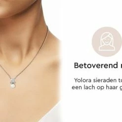 Top 10 ✨ Yolora Dames Ketting Met Hanger - Kalpa Camaka Parel En Kristallen - Zilverkleurig - 18K Witgoud Verguld - Vrouwen Collier Zilver - Sieraden - Luxe Giftbox - Geschenkdoos - Cadeau Doos - Exclusieve Geschenkverpakking - Mooie Cadeauverpakking ✔️ -Sieraden-horloges Winkel 550x366 40