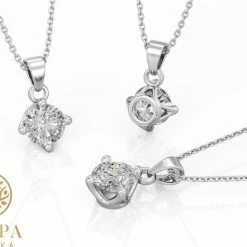 Uitgang 😍 Yolora Dames Ketting Met Hanger En Kalpa Camaka Kristal - Zilver Kleurig - 18K Witgoud Verguld - Cadeauverpakking 🌟 -Sieraden-horloges Winkel 550x407 1