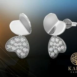 Korting 😉 Yolora Dames Oorbellen Hartje - Kalpa Camaka Kristallen - Zilverkleurig - 18K Witgoud Verguld - Vrouwen Oorknoppen Zilver - Oorknopjes - Sieraden - Luxe Giftbox - Geschenkdoos - Cadeau Doos - Mooie Cadeauverpakking- Exclusieve Geschenkverpakking 🛒 -Sieraden-horloges Winkel 550x411 2