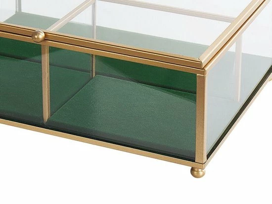 Promo 𧨠Beliani SAINTES - Sieradendoos - Goud - Glas π― 7 Promo 𧨠Beliani SAINTES - Sieradendoos - Goud - Glas π― - Afbeelding 5