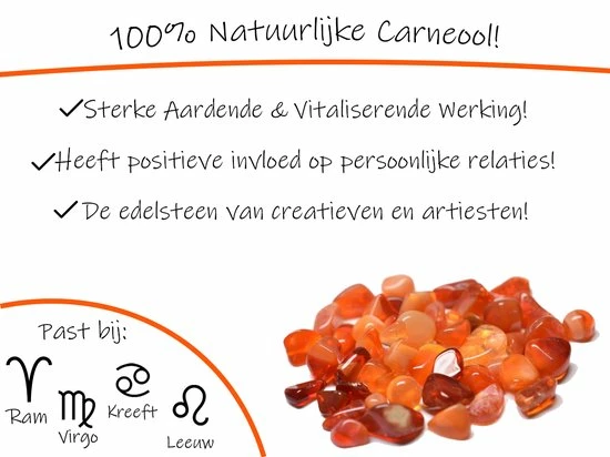 Uitgang π― Bixorp Gems Heiligbeen Chakra Ketting Carneool + 18 Karaat Verguld Goud & Roestvrij Staal - 36cm + 8cm Verstelbaar - Sacral Chakra - Spiritueel Cadeau Voor Haar - Cadeau Voor Kerst & Sinterklaas π 5 Uitgang π― Bixorp Gems Heiligbeen Chakra Ketting Carneool + 18 Karaat Verguld Goud & Roestvrij Staal - 36cm + 8cm Verstelbaar - Sacral Chakra - Spiritueel Cadeau Voor Haar - Cadeau Voor Kerst & Sinterklaas π - Afbeelding 3