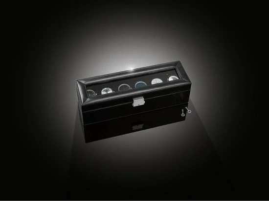 Nieuw π Merkloos Luxe Horlogebox - Geschikt Voor Horloges En Sieraden - 6 Aparte Vakken Met Uitneembare Horlogekussens - Hoogwaardige Lederlook Met Edele Veloursuitvoering - Met Slot - Zwart - Cadeau - Kado - Vaderdag Cadeau - Vaderdag Kados - Vader Cadeautjes π 6 Nieuw π Merkloos Luxe Horlogebox - Geschikt Voor Horloges En Sieraden - 6 Aparte Vakken Met Uitneembare Horlogekussens - Hoogwaardige Lederlook Met Edele Veloursuitvoering - Met Slot - Zwart - Cadeau - Kado - Vaderdag Cadeau - Vaderdag Kados - Vader Cadeautjes π - Afbeelding 4