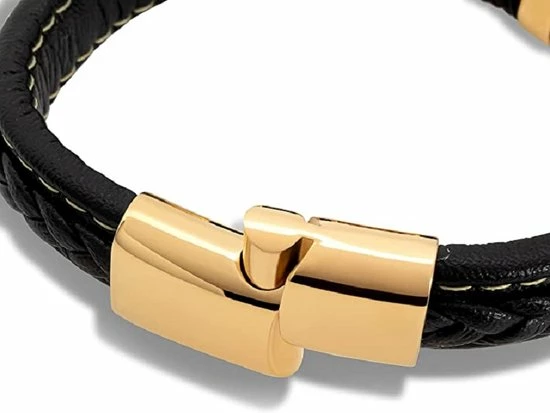 Hete verkoop π₯ Armband - Serasar - Echt Rund Leder - "Ring Goud" - Goudkleurig/Zwart - 23 Cm - Roestvrijstaal - Inclusief Bijpassend Sieraden Doosje - Mooi Om Cadeau Te Geven! - Maar Natuurlijk Ook Voor Jezelf.... π₯ 4 Hete verkoop π₯ Armband - Serasar - Echt Rund Leder - "Ring Goud" - Goudkleurig/Zwart - 23 Cm - Roestvrijstaal - Inclusief Bijpassend Sieraden Doosje - Mooi Om Cadeau Te Geven! - Maar Natuurlijk Ook Voor Jezelf.... π₯ - Afbeelding 2