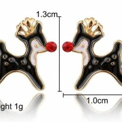 Beste Verkoop 🧨 Ardran & Tookar Kerst Oorbellen - Oorhangers - Rendier - 1 Paar 👏 -Sieraden-horloges Winkel 550x419