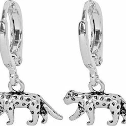 Nieuw 😀 Yehwang Oorbel Panter Zilver 😉