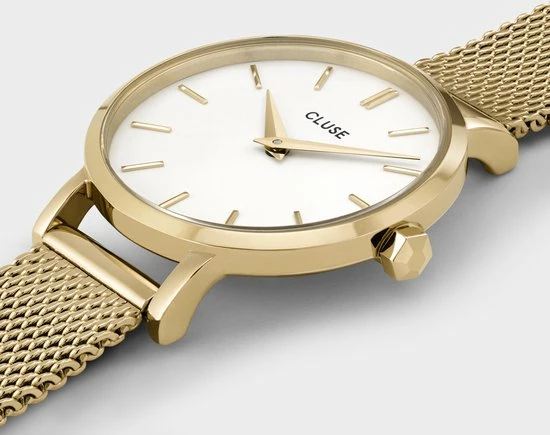 Gloednieuw π― Cluse Boho Chic Petite Mesh White, Gold Colour π 6 Gloednieuw π― Cluse Boho Chic Petite Mesh White, Gold Colour π - Afbeelding 4