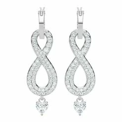 Flash-uitverkoop 🌟 Malinsi Oorbellen Dames - Infinity Liefde - Zirkonia Stenen - Meisje - Zilver Messing - Verjaardag - Cadeau Voor Haar - Vrouw - Sinterklaas & Kerst ⭐ -Sieraden-horloges Winkel 550x440 3