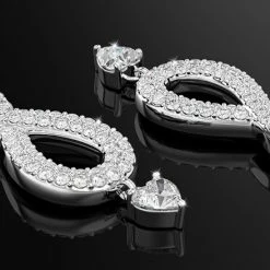 Flash-uitverkoop 🌟 Malinsi Oorbellen Dames - Infinity Liefde - Zirkonia Stenen - Meisje - Zilver Messing - Verjaardag - Cadeau Voor Haar - Vrouw - Sinterklaas & Kerst ⭐ -Sieraden-horloges Winkel 550x440 5