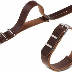 Hete verkoop ✨ Merkloos 20mm Leder Nato Strap - Donker Bruin Vintage James Bond - Nato Strap Collectie Leer - Mannen - Lederen Horlogeband - Donkerbruin 20 Mm Bandbreedte Voor Seiko Casio Omega Rolex Tudor En Meer! 😉 -Sieraden-horloges Winkel 550x440 7