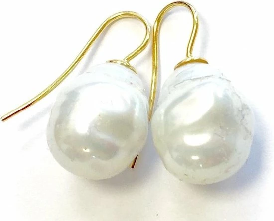 Flash-uitverkoop 🥰 Chic Le Freak Barok Parel Oorbellen Groot Roomwit/goud 🥰 3 Flash-uitverkoop 🥰 Chic Le Freak Barok Parel Oorbellen Groot Roomwit/goud 🥰