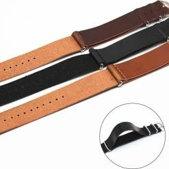 Hete verkoop ✨ Merkloos 20mm Leder Nato Strap - Donker Bruin Vintage James Bond - Nato Strap Collectie Leer - Mannen - Lederen Horlogeband - Donkerbruin 20 Mm Bandbreedte Voor Seiko Casio Omega Rolex Tudor En Meer! 😉 -Sieraden-horloges Winkel 550x448 1