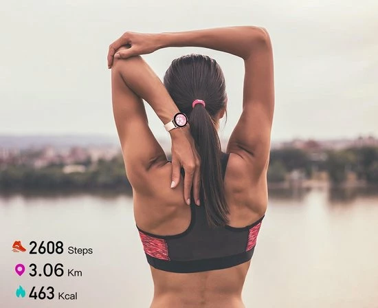 Aanbiedingen 😉 Belesy® Eighteen - Smartwatch Dames - Smartwatch Heren - Horloge - Full Circle - Super Mooi Scherm - 18 Wijzerplaten - Stappenteller - Bloeddruk - Mutli Sport - Milanees - Staal - Goud 😀 20 Aanbiedingen 😉 Belesy® Eighteen - Smartwatch Dames - Smartwatch Heren - Horloge - Full Circle - Super Mooi Scherm - 18 Wijzerplaten - Stappenteller - Bloeddruk - Mutli Sport - Milanees - Staal - Goud 😀 - Afbeelding 19