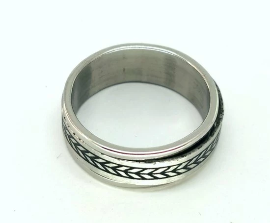 Beste Pirce π Lili 41 - RVS - Stress Ringen - Maat 18 - Tattoo Band, 2 Losse Ring Op Elkaar (ook Wel Stress Ring Genoemd) π 8 Beste Pirce π Lili 41 - RVS - Stress Ringen - Maat 18 - Tattoo Band, 2 Losse Ring Op Elkaar (ook Wel Stress Ring Genoemd) π - Afbeelding 6