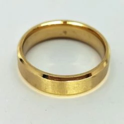 Begroting 🌟 Lili 41 RVS - Goudkleur - Ring - Maat 20 - Prachtig Chique Ring Voor Dames En Heren. 😍 -Sieraden-horloges Winkel 550x458 1