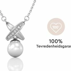 Top 10 ✨ Yolora Dames Ketting Met Hanger - Kalpa Camaka Parel En Kristallen - Zilverkleurig - 18K Witgoud Verguld - Vrouwen Collier Zilver - Sieraden - Luxe Giftbox - Geschenkdoos - Cadeau Doos - Exclusieve Geschenkverpakking - Mooie Cadeauverpakking ✔️ -Sieraden-horloges Winkel 550x472 2