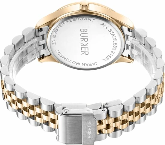 Goedkoopste β¨ BURKER β Watches BURKER Nicky - Rond Dames Polshorloge - Zwart Goud Zilver - 36 Mm π 14 Goedkoopste β¨ BURKER β Watches BURKER Nicky - Rond Dames Polshorloge - Zwart Goud Zilver - 36 Mm π - Afbeelding 12