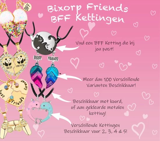 Goedkoop π Bixorp Friends BFF Ketting Voor 4 Met Zilverkleurig Hartje En Kristalletjes !XXL Variant! - Vriendschapsketting Meisjes - Best Friends Ketting Vriendschap Cadeau Voor Vier β 11 Goedkoop π Bixorp Friends BFF Ketting Voor 4 Met Zilverkleurig Hartje En Kristalletjes !XXL Variant! - Vriendschapsketting Meisjes - Best Friends Ketting Vriendschap Cadeau Voor Vier β - Afbeelding 9