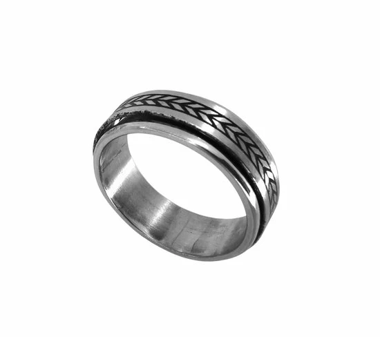 Beste Pirce π Lili 41 - RVS - Stress Ringen - Maat 18 - Tattoo Band, 2 Losse Ring Op Elkaar (ook Wel Stress Ring Genoemd) π 5 Beste Pirce π Lili 41 - RVS - Stress Ringen - Maat 18 - Tattoo Band, 2 Losse Ring Op Elkaar (ook Wel Stress Ring Genoemd) π - Afbeelding 3